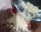 A picture of step 1 of Waheed ki fry kebab 😋.