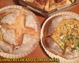 Foto del paso 6 de la receta: Pan Italiano con relleno de Humita y Calabresa Ahumada