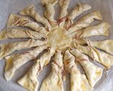 Foto del paso 7 de la receta: Tarta estrella de lacón y pato a la naranja