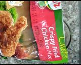 A picture of step 1 of Crisp fry chicken burgers 👌😋.