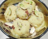 A picture of step 5 of Kesar Pistachio Milk Dessert 😋.