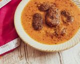 A picture of step 5 of Malai kofta curry.