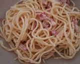 Foto del paso 3 de la receta: Espaguetis con nata