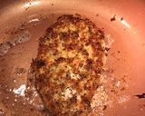 A picture of step 4 of Chicken Milanese.