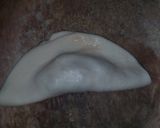 A picture of step 10 of North indian  gujiya in bengali style.