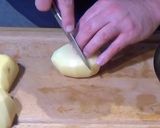 A picture of step 2 of Fondant potatoes.