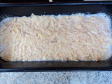 Budín de manzana merengado