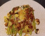 Foto del paso 3 de la receta: Espárragos verdes con jamón y huevo en Airfryer