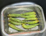 氣炸鍋_烤秋葵的食譜步驟3照片