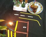 A picture of step 10 of Veggie traffic lights fried ice cream sticks.