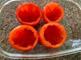 Tomate gratinado relleno