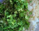 A picture of step 2 of Purple Yam Sago Vada.
