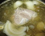 Hình bước làm 1 của món Phở nạm bò viên siêu dễ bằng nồi cơm điện