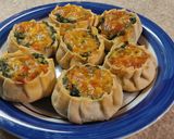 Foto del paso 5 de la receta: Canastitas de espinaca