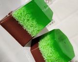 Foto langkah ke 4 dari resep Pudding Lumut Coklat.