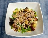 Foto del paso 2 de la receta: Ensalada de brotes tiernos, pepino, manzana y nuez