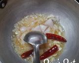 A picture of step 1 of Raw Papaya Chutney.