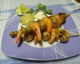 Foto del paso 5 de la receta: Brochetas de Camarón y Champiñon