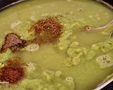 A picture of step 3 of Creamy Matar cauliflower soup.