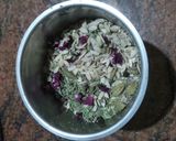 A picture of step 2 of Instant Thandai Masala Powder.