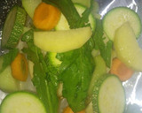 Foto del paso 3 de la receta: Filete empapelado con vegetales al vapor