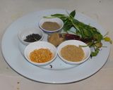 A picture of step 1 of Foxtail Millet cooked in aromatic,hot,spicy, and healthy Rasam.
