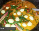 Foto langkah ke 6 dari resep Gulai Telur Puyuh Kacang Panjang.