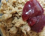 A picture of step 3 of Turkey stuffing with pork sausage meat & Cranberry Sauce 😀.