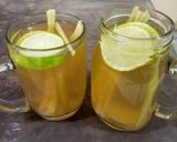 Foto langkah ke 5 dari resep Lemongrass Tea with Honey & Lime (Teh Sereh dgn Madu & Jeruk Nipis).