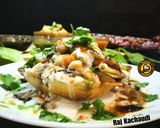 A picture of step 11 of Raj Kachori.