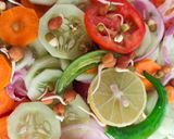 A picture of step 3 of Colour full veggies salaid.