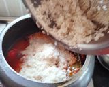 A picture of step 7 of Spicy Palak pulao ❤️ ❤️😋😋.