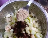 A picture of step 6 of Sweet potato chaat.