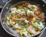 A picture of step 1 of NASI GORANG (Veg.).