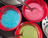A picture of step 7 of Designer Colourful idli.