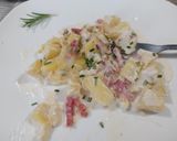 Foto del paso 3 de la receta: Patatas fritas con bacon y salsa ranchera