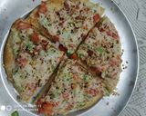 A picture of step 4 of Vegetables PIZZA.