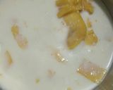 A picture of step 3 of Mango Shake with Mango Ice cream.