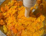 A picture of step 6 of Clapshot (root mash).