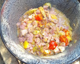Zöldborsós bográcsragu recept fázis 5 fotója