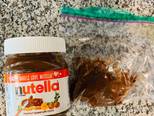 Pancake nhân Nutella bước làm 1 hình