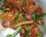 A picture of step 2 of Coconut noodles.