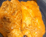 Foto del paso 11 de la receta: Salmón en salsa de gambas con angurinhas