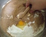 Foto del paso 1 de la receta: Pastafrola de chocolate, con crema ganache, manjar y nueces