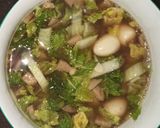 Foto langkah ke 4 dari resep Cah Sawi Bakwan Telor Puyuh.