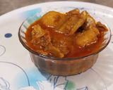 পেঁপে আলু দিয়ে খাসির মাংসের ঝোল(Pepe alu diye khasir mangso recipe in Bengali) রেসিপির ধাপ 4 ছবি