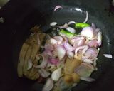 A picture of step 3 of Beetroot Biryani pulao.