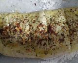 A picture of step 2 of Stuffed Garlic Bread.