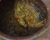 A picture of step 2 of Allu gosht.