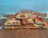 Foto del paso 11 de la receta: Pizza de champiñones rellena con muzzarella
